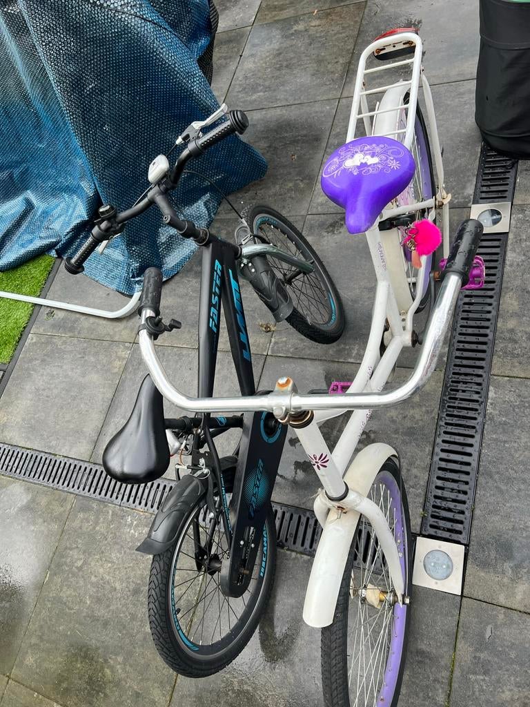 Te koop: 2 kinderfietsen (jongen & meisje) – nette staat, Fietsen en Brommers, Fietsen | Kinderfietsjes, Ophalen of Verzenden