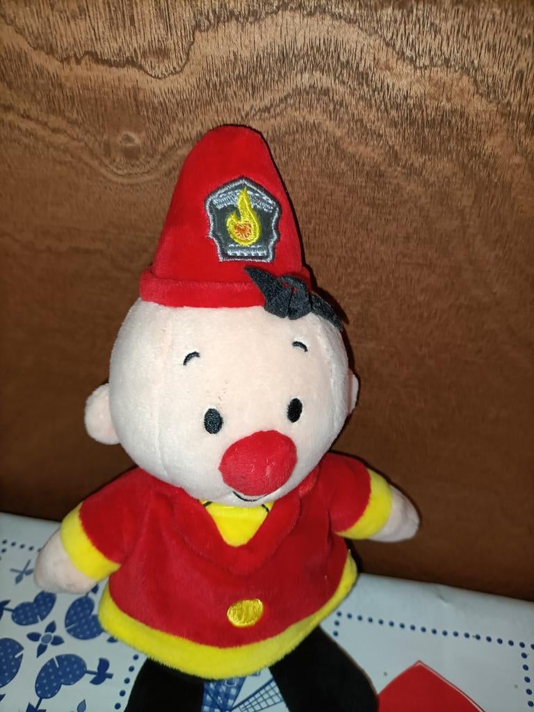 Bumba brandweer knuffel 25 cm groot, Ophalen of Verzenden, Zo goed als nieuw, Overige typen