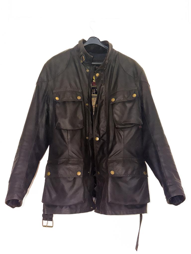 Belstaff Motorfiets Wax Jas - Maat L, Jas | textiel, Heren, Ophalen of Verzenden, Tweedehands