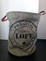 Grote stoffen mand 'Premium Loft Atelier' - Grijs, Ophalen of Verzenden, Zo goed als nieuw, Rond, Overige materialen