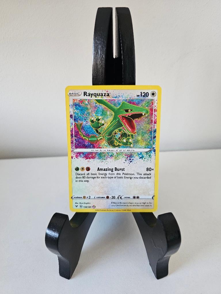 Rayquaza [Holo] 138/185 | Vivid Collage | 2020, Ophalen of Verzenden, Zo goed als nieuw, Losse kaart, Foil