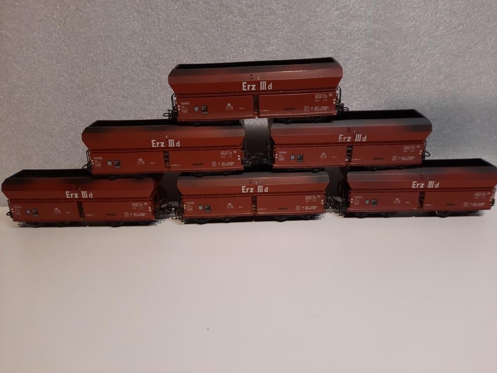 [ W3038 ] Marklin H0  - 6x 4624 Erz IIId, Wisselstroom, Gebruikt, Wagon, Ophalen of Verzenden