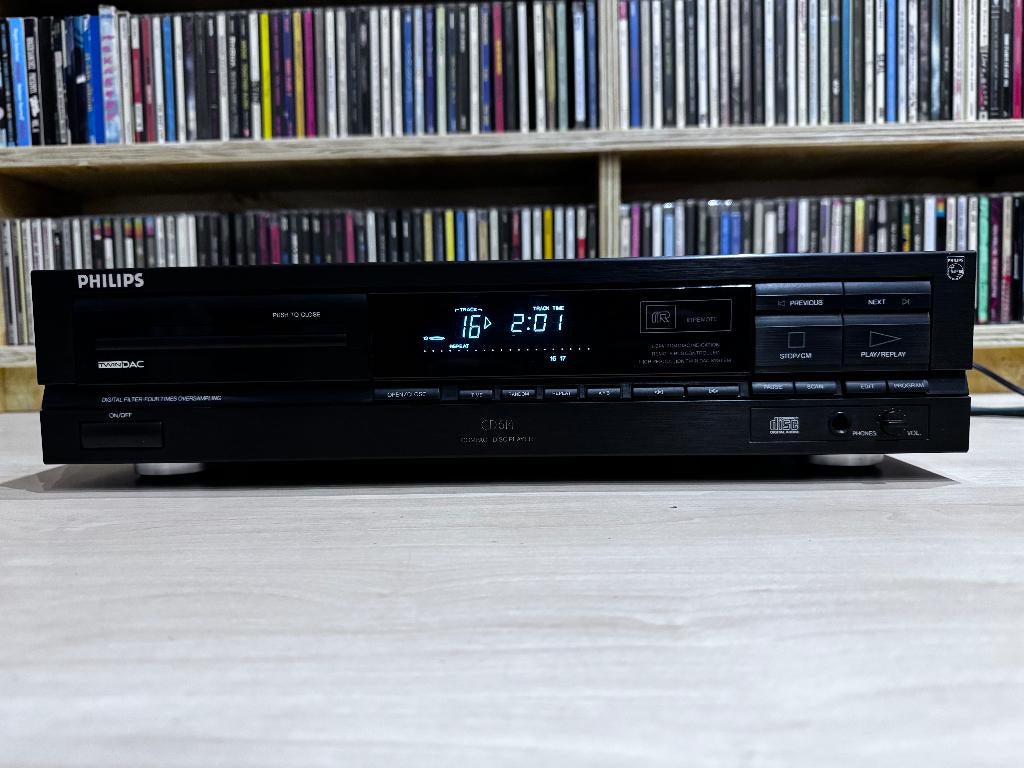 ✅ Philips CD614 - Compact Disc Player, Audio, Tv en Foto, Cd-spelers, Ophalen of Verzenden, Refurbished, Philips