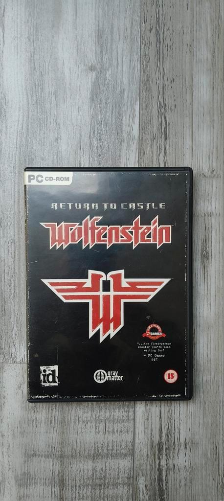 Return To Castle Wolfenstein PC Game - 2001 - ActiVision, Spelcomputers en Games, Games | Pc, Zo goed als nieuw, Shooter, 1 speler