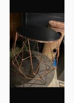Salontafel tafel bijzettafel rond zwart rose goud gold koper, 50 tot 100 cm, Rond, Minder dan 50 cm, 50 tot 100 cm
