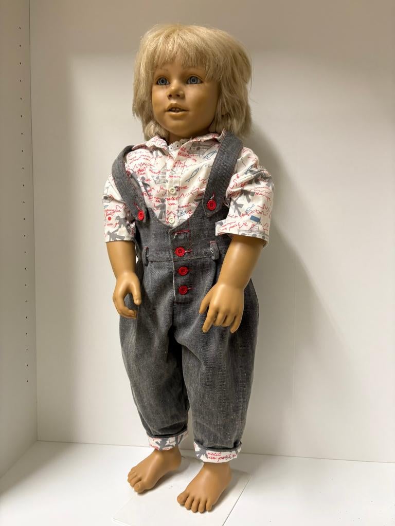 Annette Himstedt Kasimir, 80cm., Gebruikt, Annette Himstedt, Ophalen of Verzenden, Levensecht of Reborn