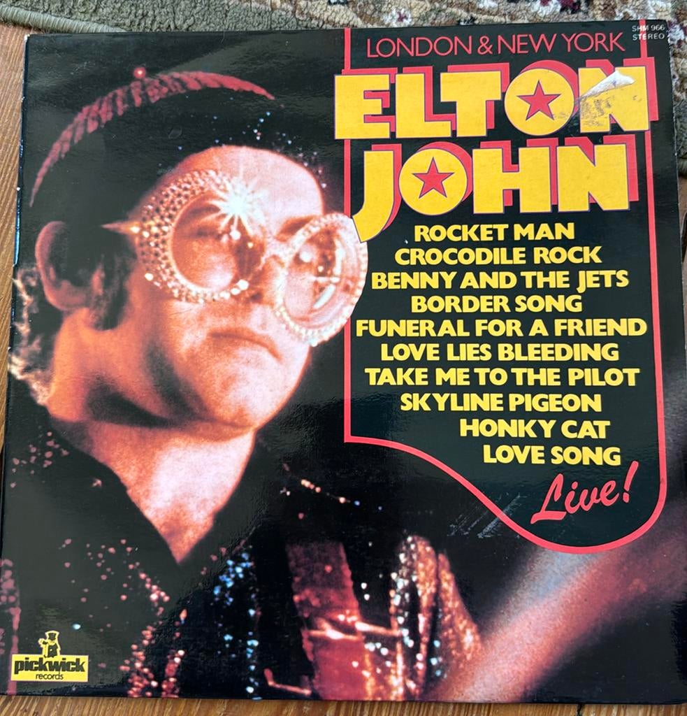 Lp Elton John, Ophalen of Verzenden, Zo goed als nieuw, Overige formaten