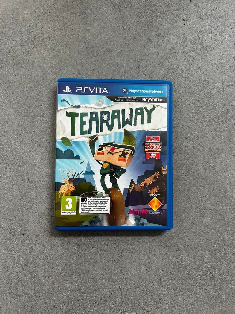 Tearaway – Sony PS Vita – Compleet & in zeer goede staat, Avontuur en Actie, 1 speler, Ophalen of Verzenden, Zo goed als nieuw