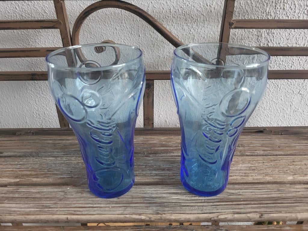 Coca Cola glazen Mc Donalds 2010, Ophalen, Zo goed als nieuw, Frisdrankglas