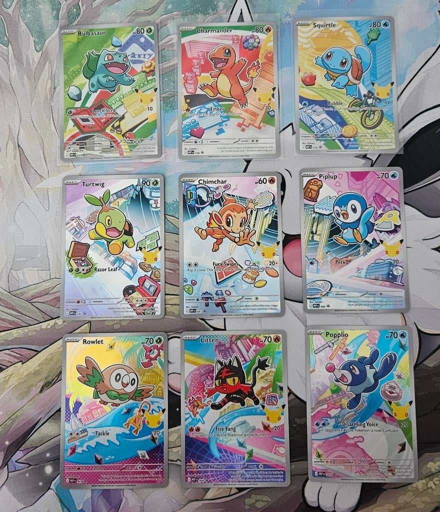 Full set, first partner illustration, Hobby en Vrije tijd, Verzamelkaartspellen | Pokémon, Ophalen of Verzenden