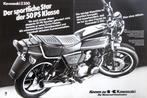 16 vintage advertenties Kawasaki motorfiets 1978-85 motor, Ophalen of Verzenden, Zo goed als nieuw, Motoren