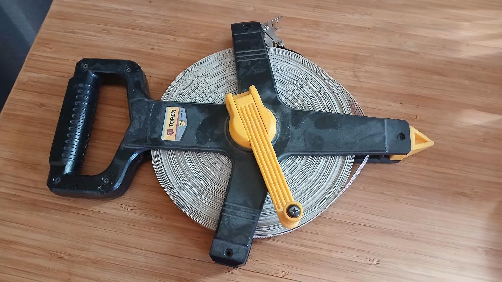 Meetlint 50 meter, slagkoord, Ophalen of Verzenden, Gebruikt