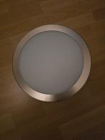 2 plafondlampen rvs look, Huis en Inrichting, Lampen | Plafondlampen, Ophalen, Zo goed als nieuw