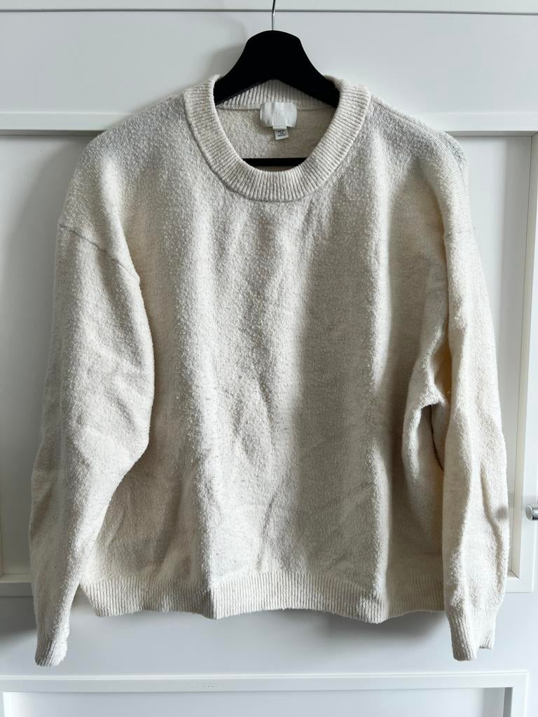 Witte trui • XL • H&M, Ophalen of Verzenden, Zo goed als nieuw, Maat 46/48 (XL) of groter, Wit