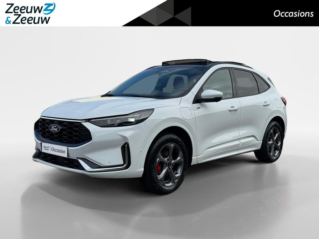 Ford Kuga 2.5 PHEV ST-Line X Panorama dak | Head-up display, Auto's, Ford, 12 maanden, 14 kWh, Gebruikt, Leder en Stof