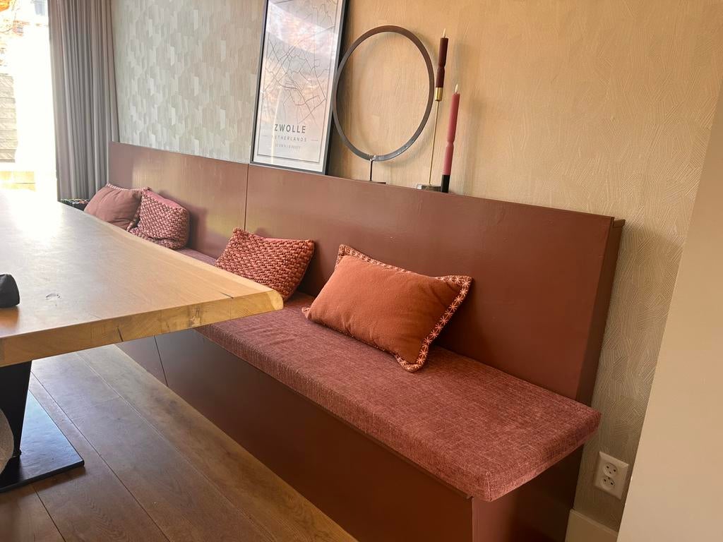 Eetbank klep kerkbank, Huis en Inrichting, Ophalen of Verzenden, Zo goed als nieuw, Minder dan 150 cm