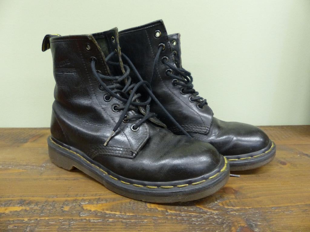 Vintage dr. Martens docs 8 gaatjes zwart, maat 37, Verzenden, Zwart, Lage of Enkellaarzen, Dr. Martens