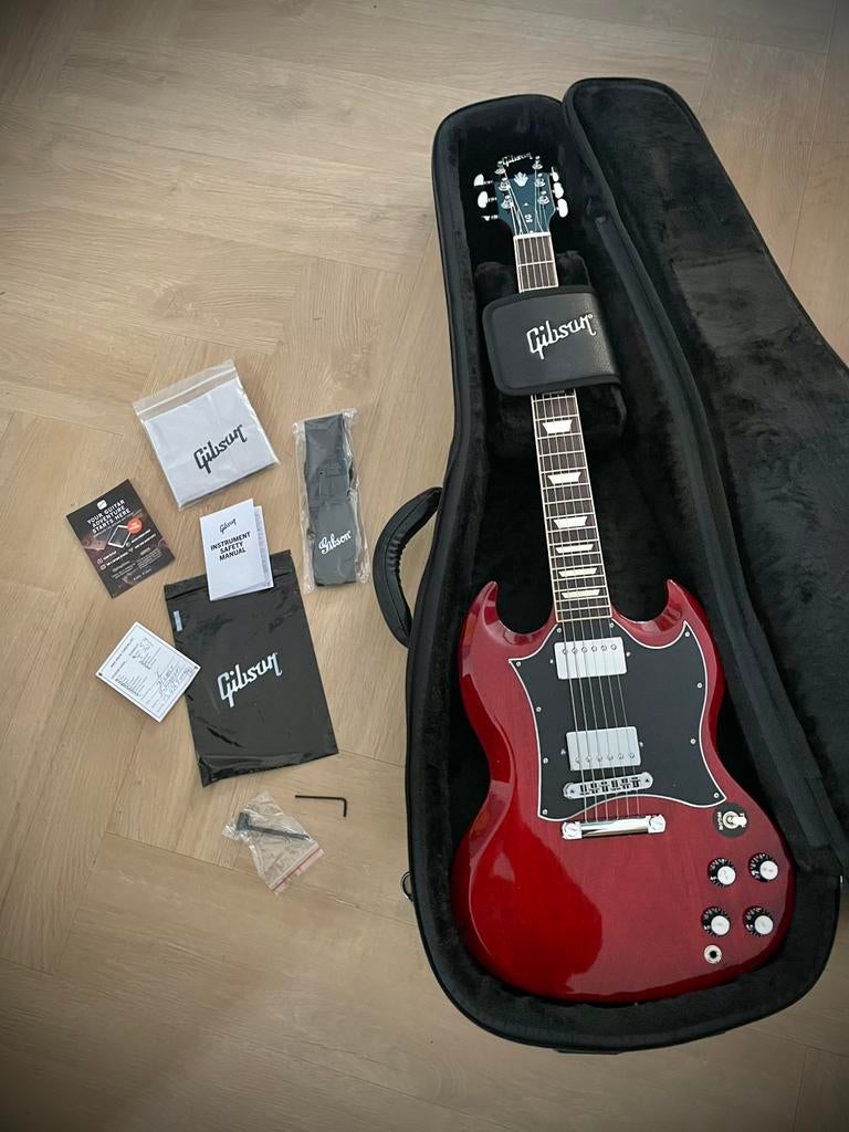 2025 Gibson SG Standard Heritage Cherry, Ophalen, Nieuw, Solid body, Gibson