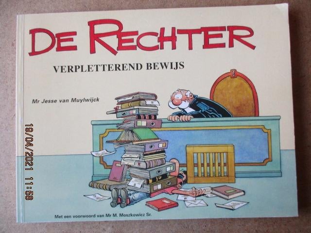 adv1457 de rechter 2, Boeken, Eén stripboek, Ophalen, Gelezen