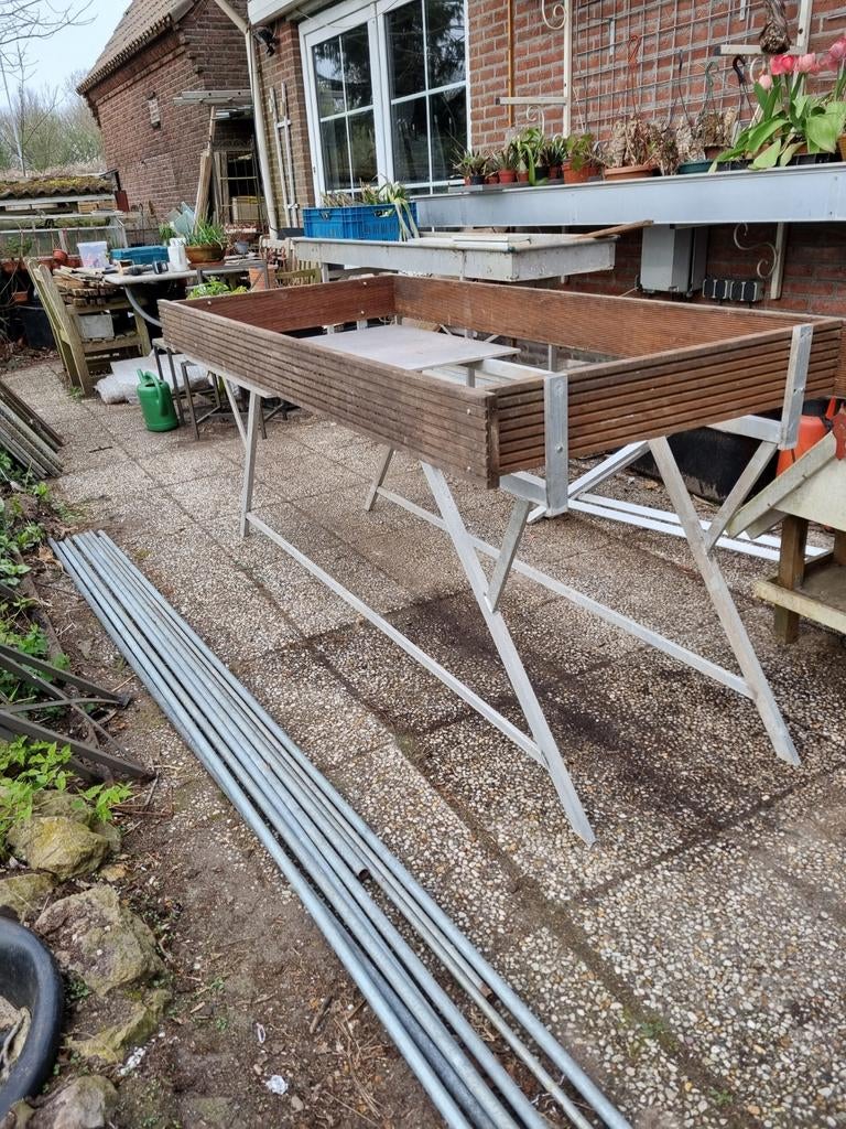 Plantentafel 80 x 180 cm, Doe-het-zelf en Verbouw, Steigers, Ophalen, Overige typen, Minder dan 2 meter
