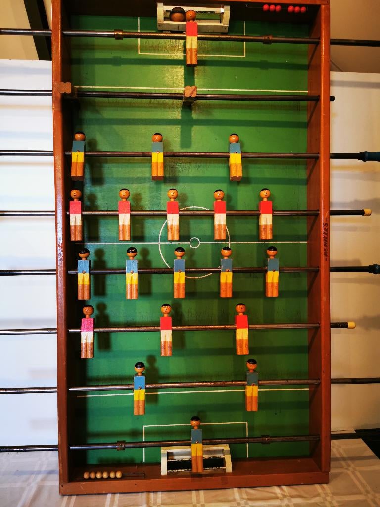 VIntage tafel voetbalspel, Ophalen, Gebruikt
