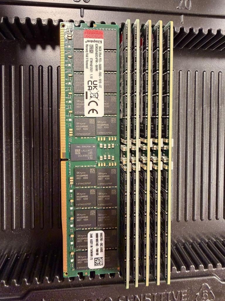 Kingston 64GB DDR5 2Rx4 4800B, Kingston, 4800B, Server, Zo goed als nieuw