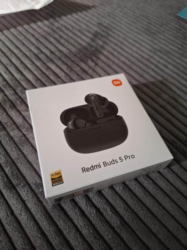 Xiaomi Redmi Buds 5 pro - nieuw in verpakking, Telecommunicatie, Mobiele telefoons | Oordopjes, Zwart, In gehoorgang (in-ear)