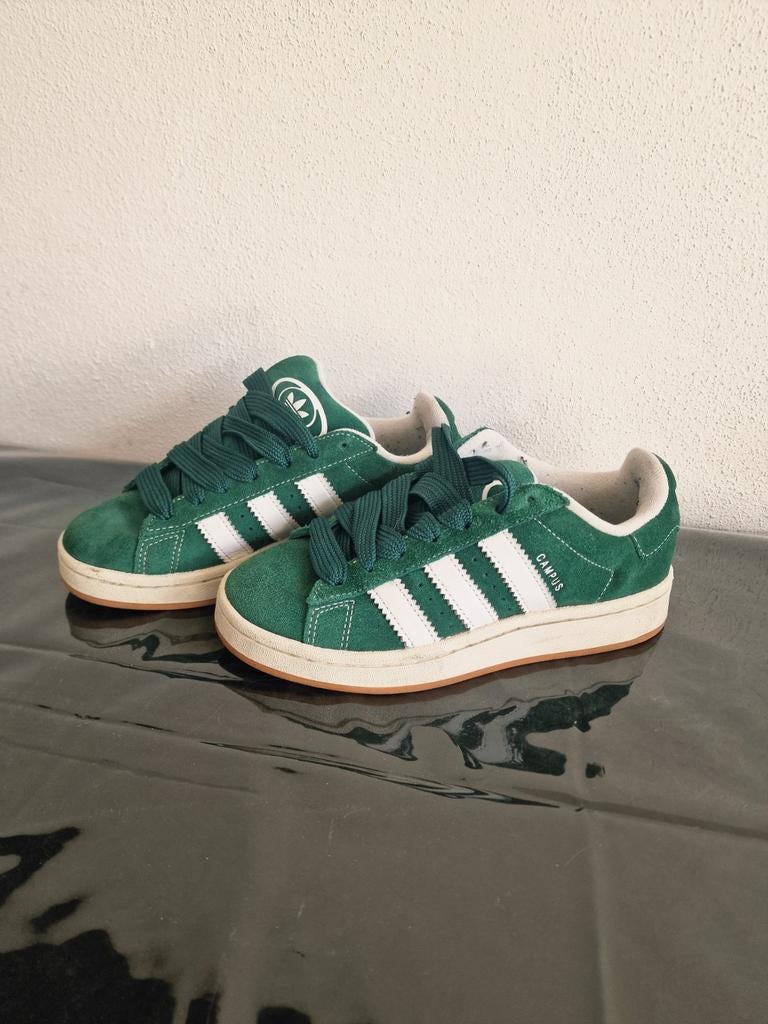 Adidas Campus sneakers - Groen, Kleding | Dames, Schoenen, Zo goed als nieuw, Sneakers of Gympen, Groen, Ophalen of Verzenden