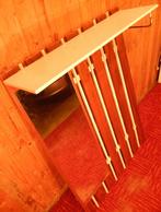 Retro Spiegel kapstok Wandspiegel Hal Meubel wandkapstok, Gebruikt, 100 tot 150 cm, Hout, Ophalen