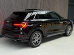 Audi Q3 40 TDI quattro S Line edition one Pano | Sfeer | 360, Automaat, Gebruikt, Leder en Stof, Zwart