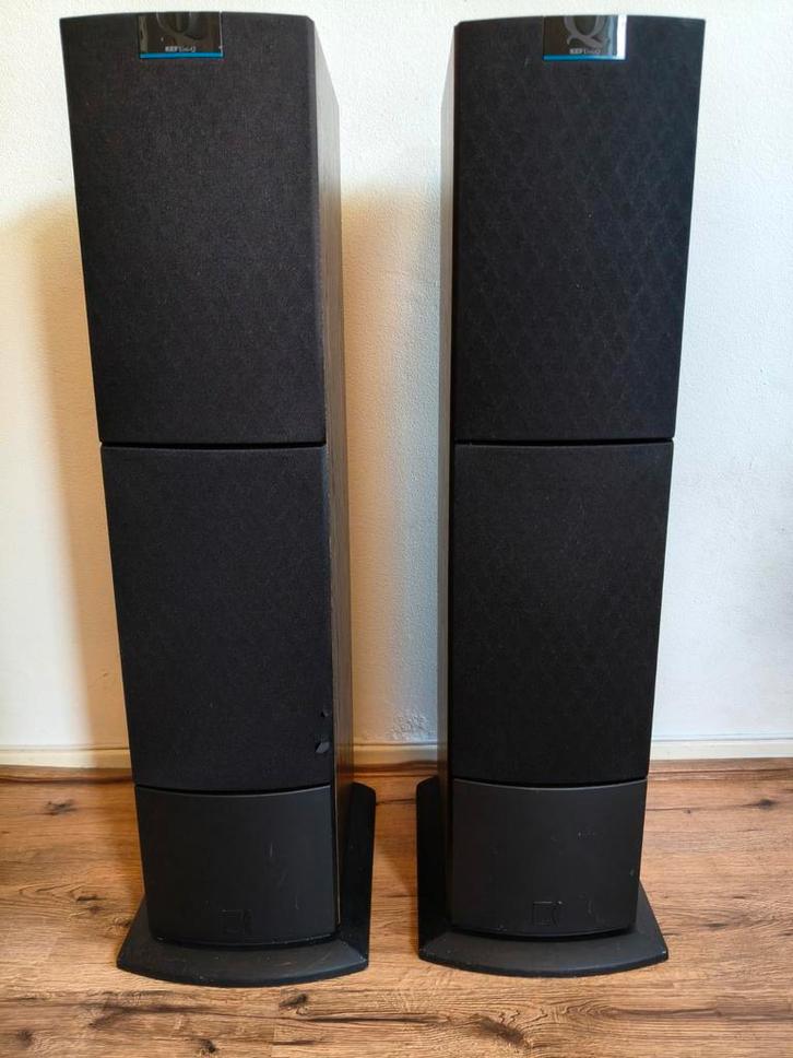 Kef Q50 Vloerstaande luidsprekers, Audio, Tv en Foto, Luidsprekers, Gebruikt, Front, Rear of Stereo speakers, 120 watt of meer