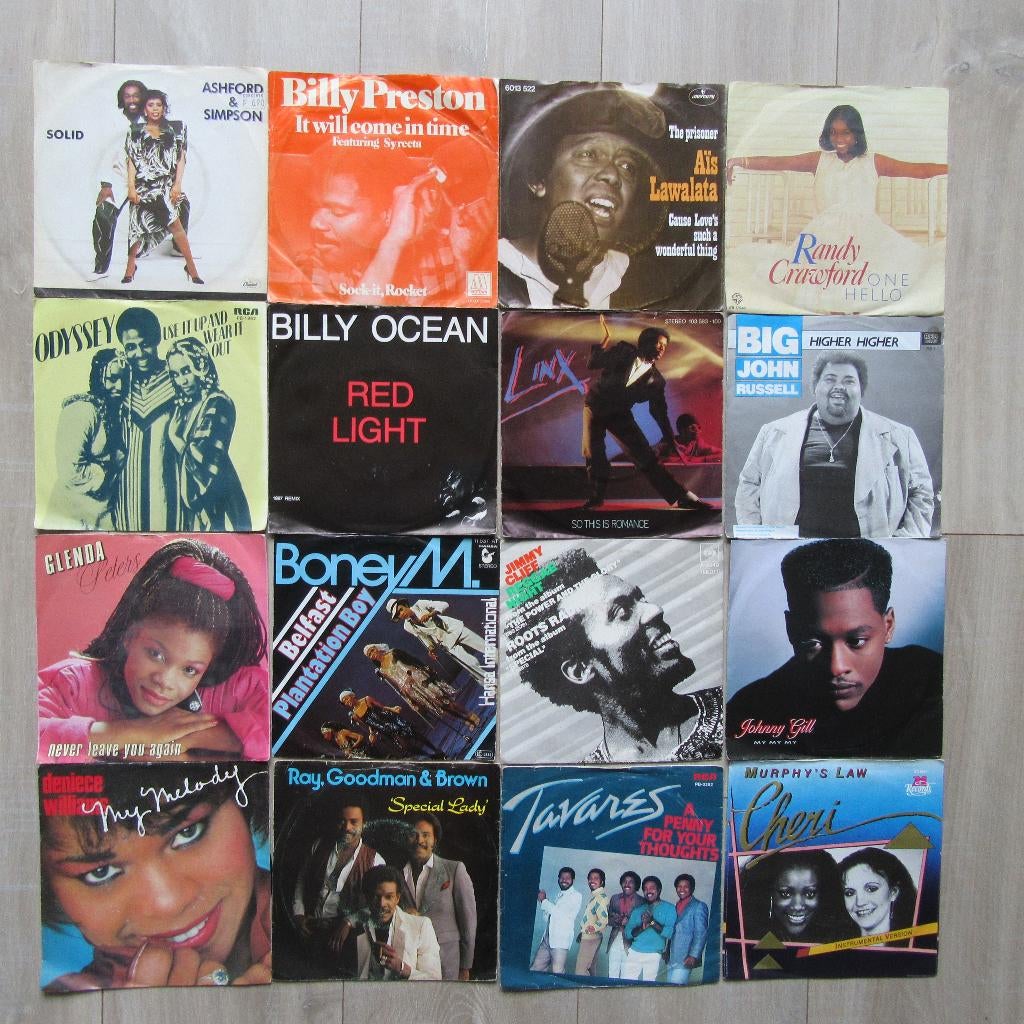 singles,160 x, veel disco en soul (seventies) vinyl singels, Cd's en Dvd's, Vinyl Singles, Gebruikt, 7 inch, Single, Ophalen of Verzenden