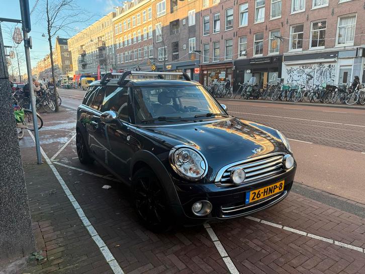 Mini Clubman 1.6 Cooper 2009 Zwart, Auto's, Mini, Particulier, Clubman, ABS, Airbags, Airconditioning, Alarm, Bluetooth, Centrale vergrendeling