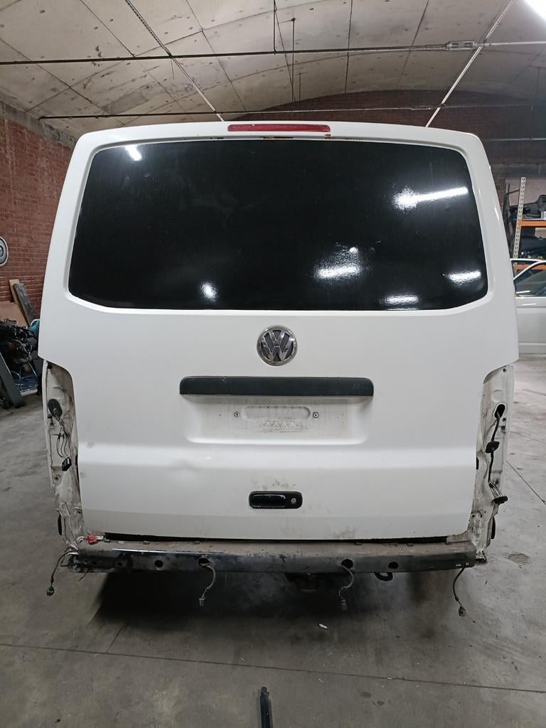 Achterklep VW Transporter T5 2007 - Wit (Lichte schade), Ophalen of Verzenden, Gebruikt