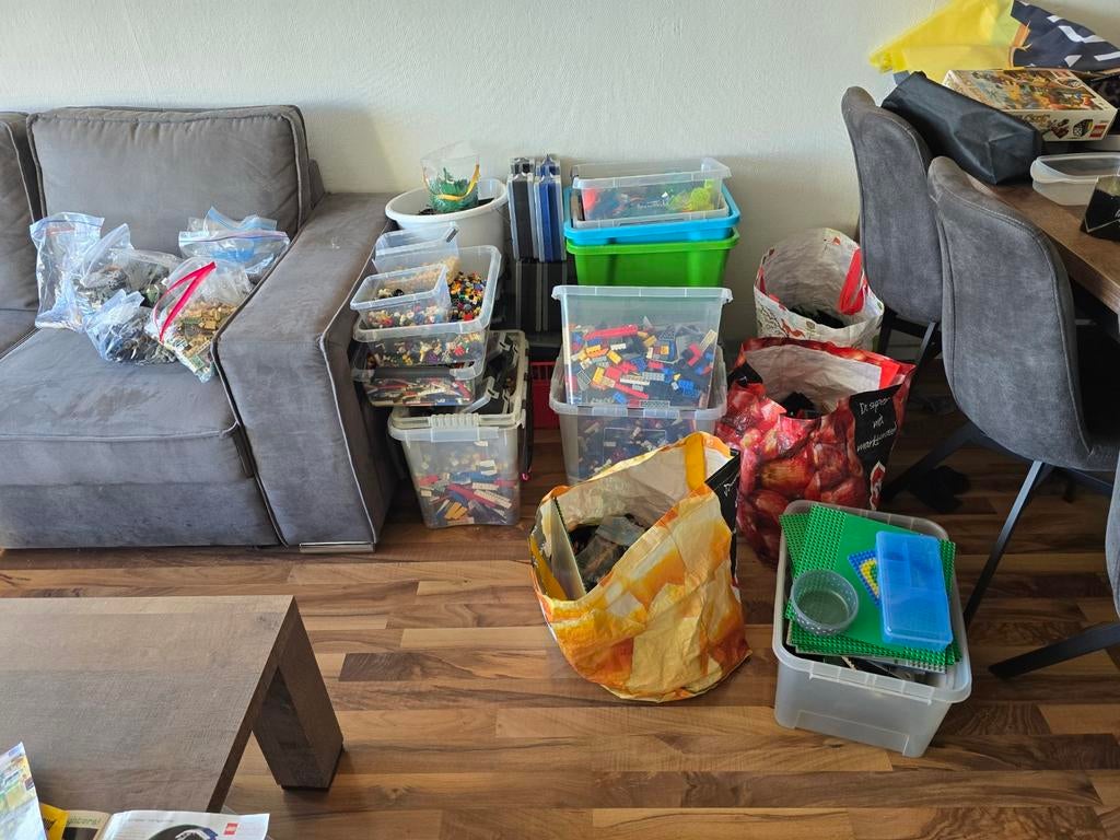 Grote partij LEGO, Kinderen en Baby's, Speelgoed | Duplo en Lego, Ophalen, Gebruikt, Inclusief minifiguren, Overige thema's