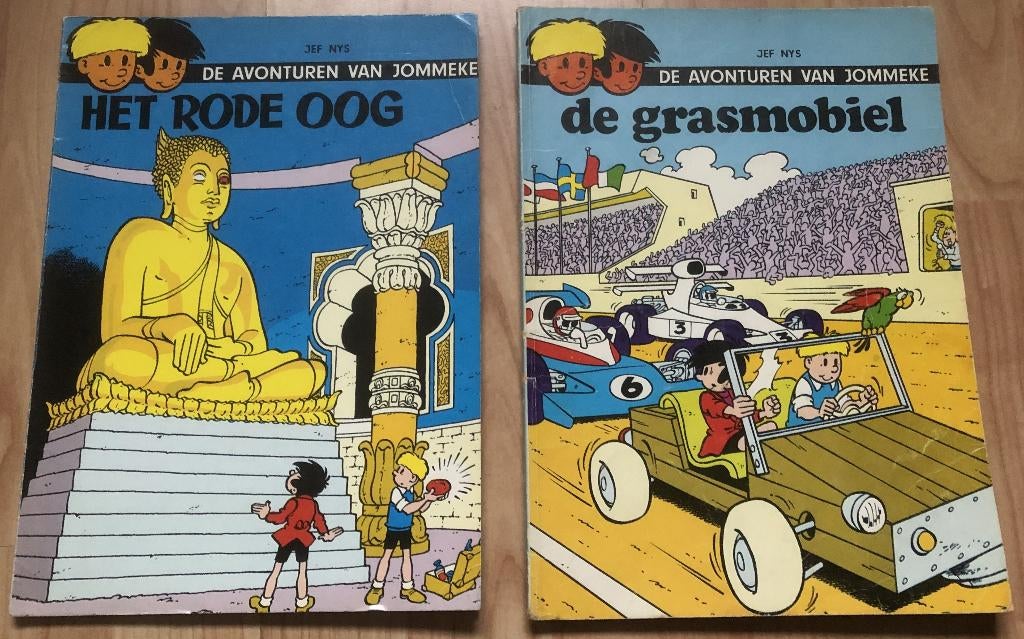 JEF NYS - DE AVONTUREN VAN JOMMEKE - DE GRASMOBIEL/HET, Meerdere stripboeken, Ophalen of Verzenden, Zo goed als nieuw