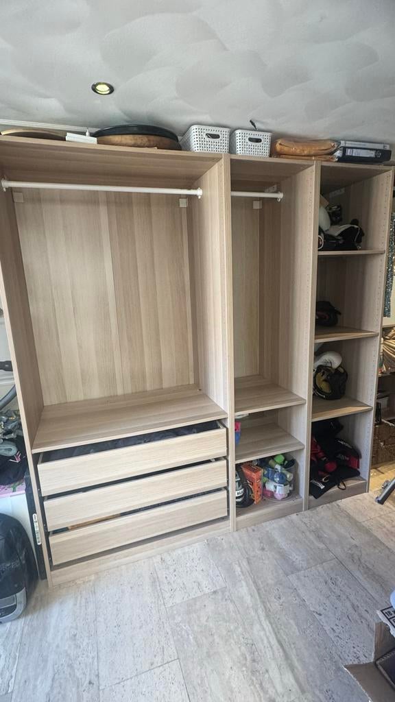 IKEA Pax Kast 200x200 met lades en planken, Ophalen, Gebruikt, 200 cm of meer, Met lade(s)