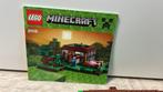 Lego minecraft 21115 De eerste nacht,  steve’s huis, Ophalen of Verzenden, Zo goed als nieuw, Complete set, Lego