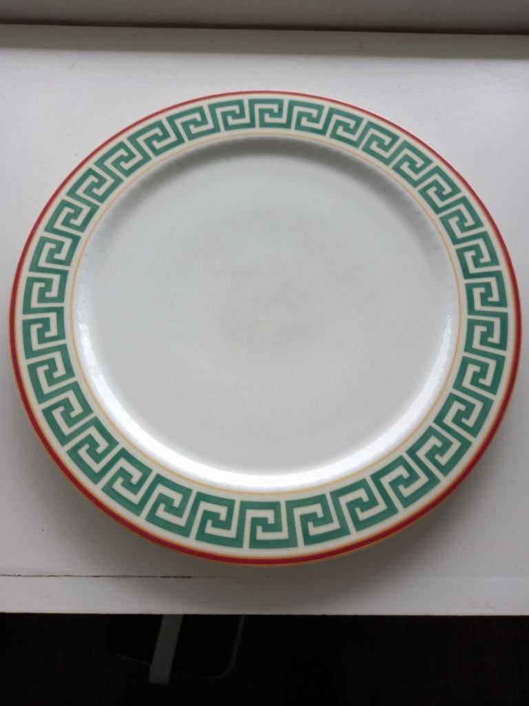 Borden servies 6 stuks Griekse stijl, Ophalen, Gebruikt, Bord(en), Overige stijlen
