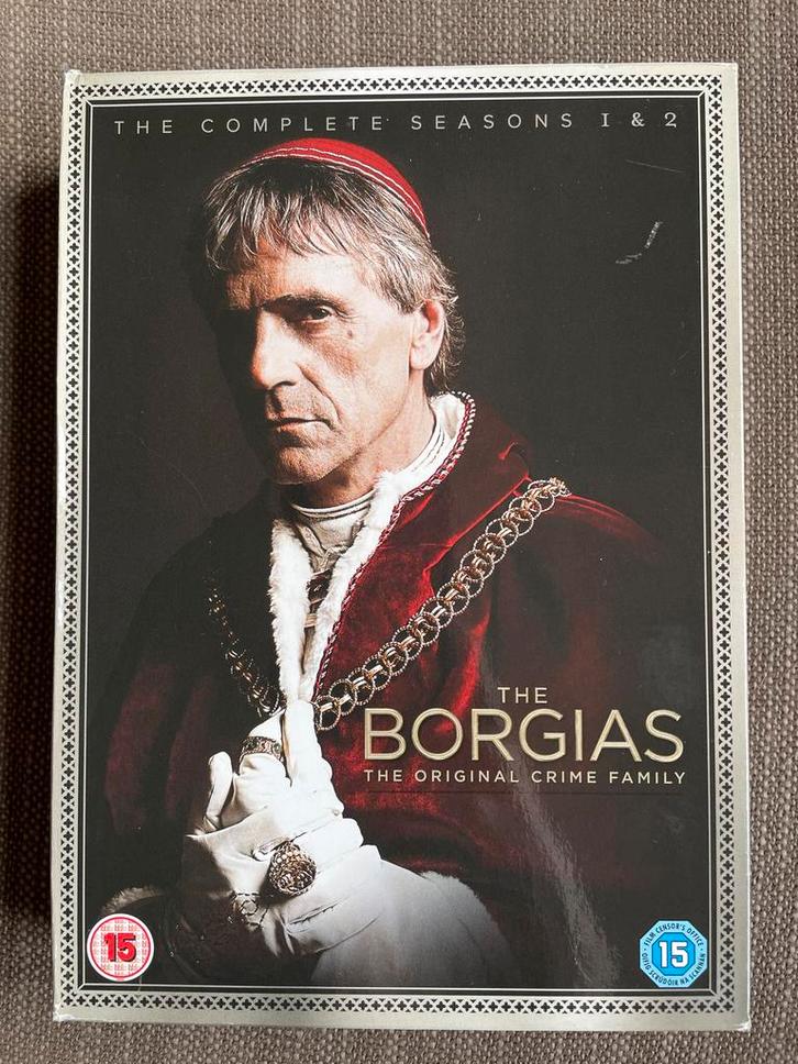 The Borgias - Complete Seizoenen 1 & 2 dvd-box, Cd's en Dvd's, Dvd's | Tv en Series, Zo goed als nieuw, Drama, Boxset, Vanaf 16 jaar