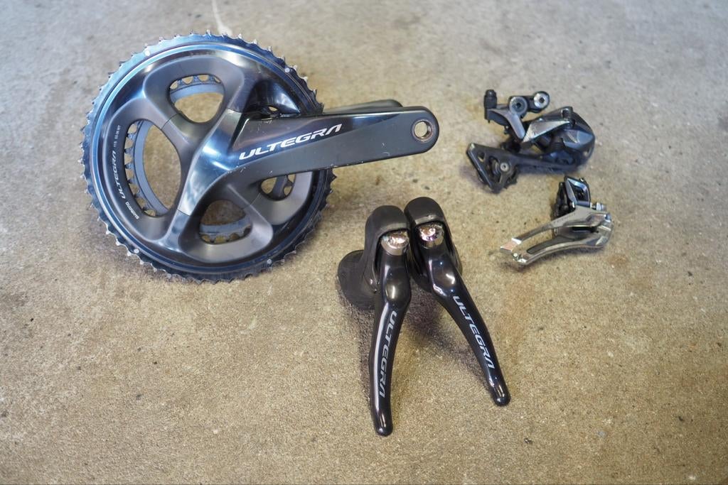 Shimano Ultegra R8000 2x11 groepset, Fietsen en Brommers, Fietsonderdelen, Crankstel of Pedalen, Shimano Ultegra, Ophalen of Verzenden