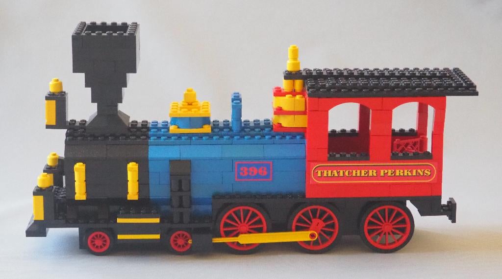 Lego 396-1 Thatcher Perkins Locomotief, Gebruikt, Overige thema's, Lego, Compleet