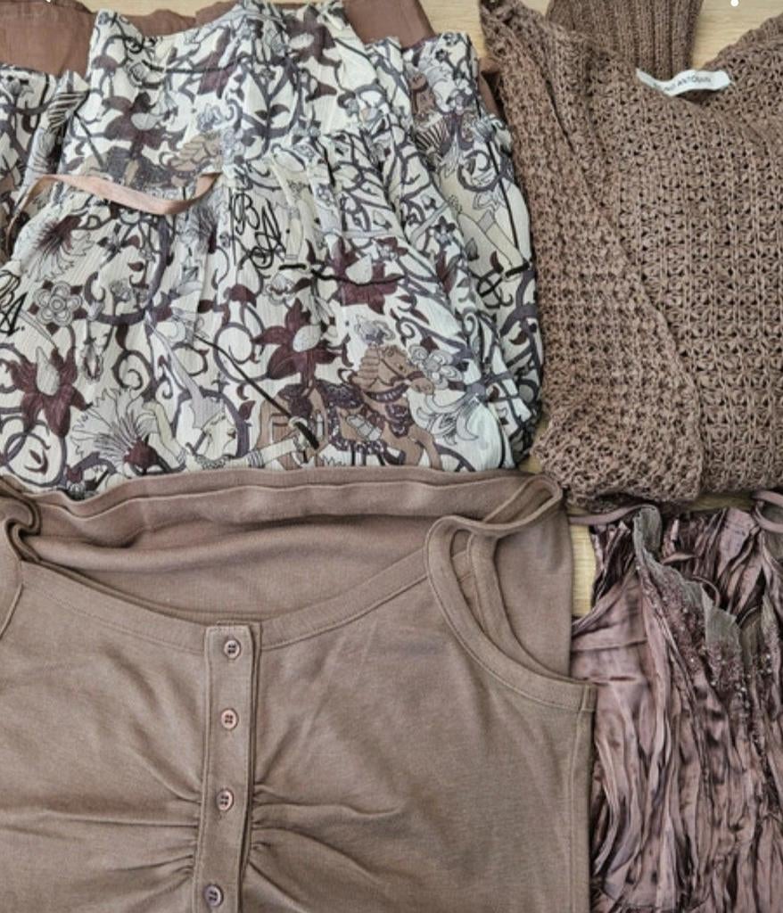 Dames kleding Rok, Vest en 2 Topjes, Ophalen of Verzenden, Zo goed als nieuw, Maat 42/44 (L)