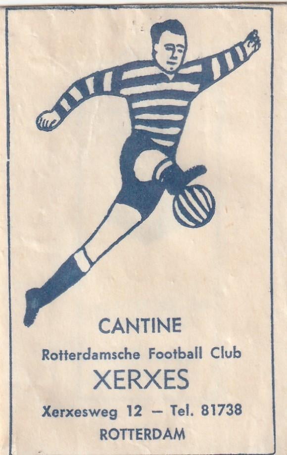 suikerzakje #29 : voetbal Xerxes Rotterdam, Verzenden, Nederland