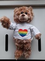Queen beer! Knuffelbeer met regenboog op t-shirt, Ophalen of Verzenden, Nieuw, Beer