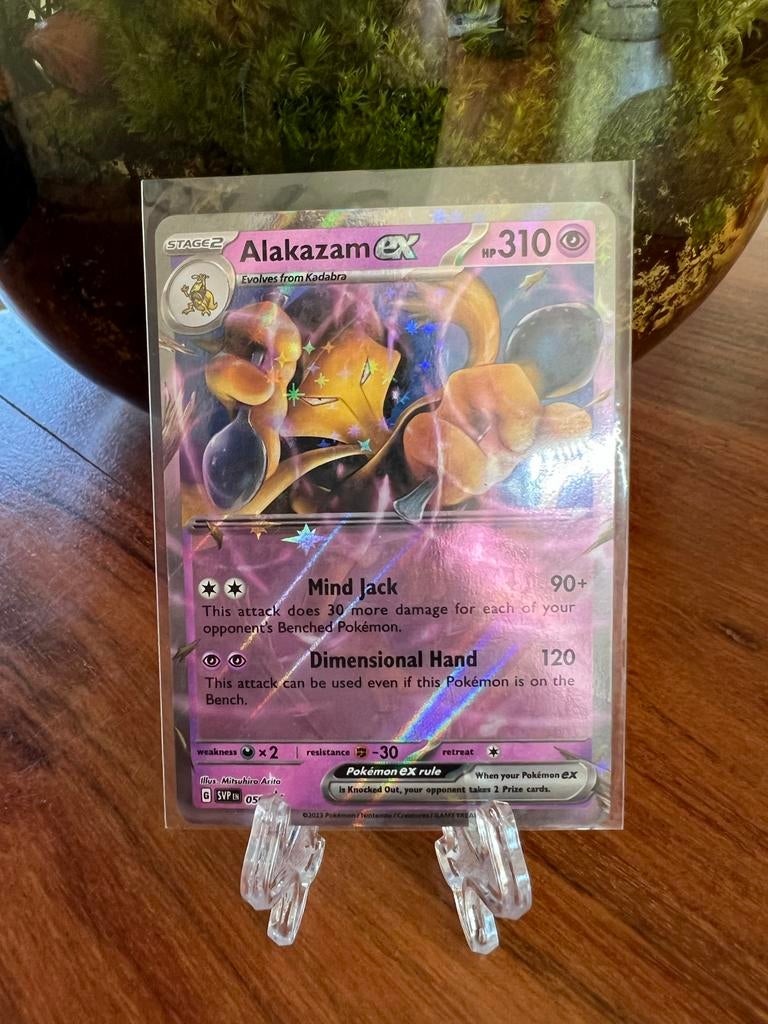 Pokémon Alakazam EX SVP 050 Black Star Promo NM, Hobby en Vrije tijd, Verzamelkaartspellen | Pokémon, Zo goed als nieuw, Losse kaart