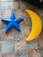 lamp ster maan, Ophalen, Gebruikt, Lamp