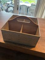 Vakkenbak van zink en hout, Ophalen of Verzenden, Zo goed als nieuw