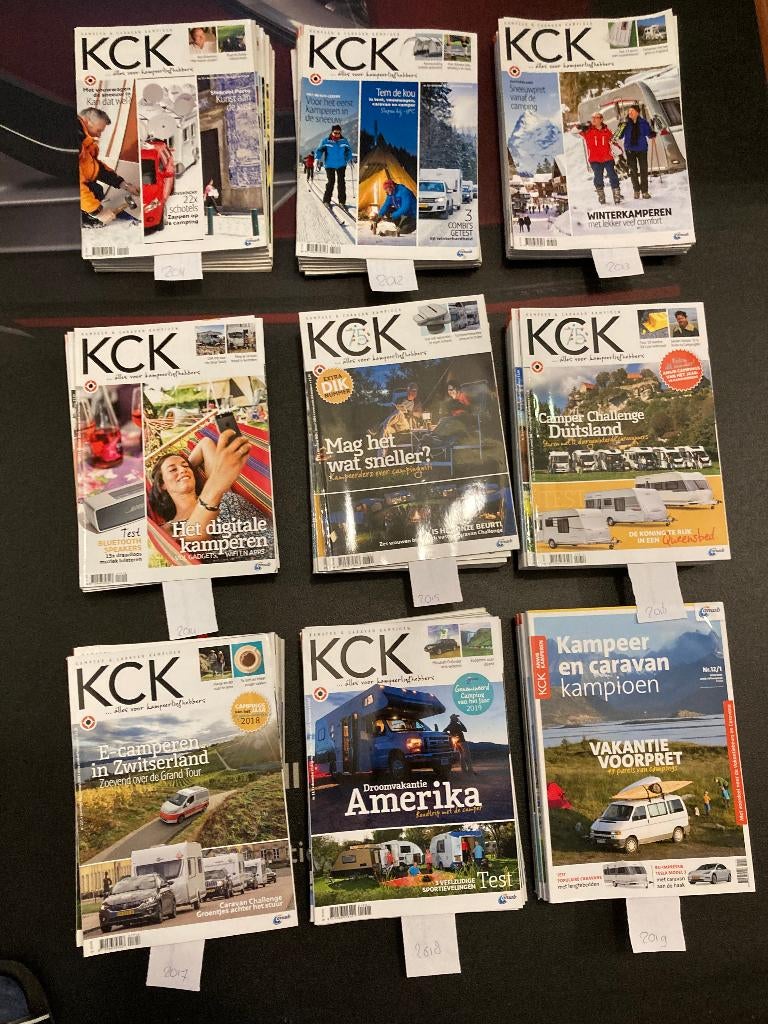 Kampeer en Caravan Kampioen 2012-2019, Boeken, Tijdschriften en Kranten, Ophalen, Zo goed als nieuw
