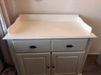Witte Commode 60x85 cm met Opstaande Rand, Gebruikt, Minder dan 75 cm, 50 tot 70 cm, Opstaande rand